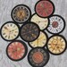 PAPER CLOCK FACE EMBELLISHMENTS - Set of TEN - for scrapbooking,cardmaking, ACEO and other altered art.