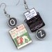 The Wizard of Oz EARRINGS L Frank Baum Vintage Typewriter