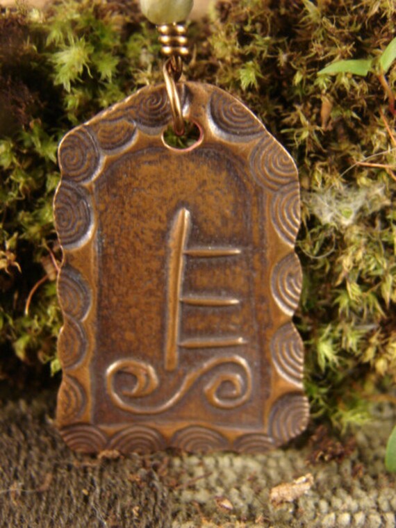 Alder Celtic Tree Astrology Ogham in Silver Custom order for