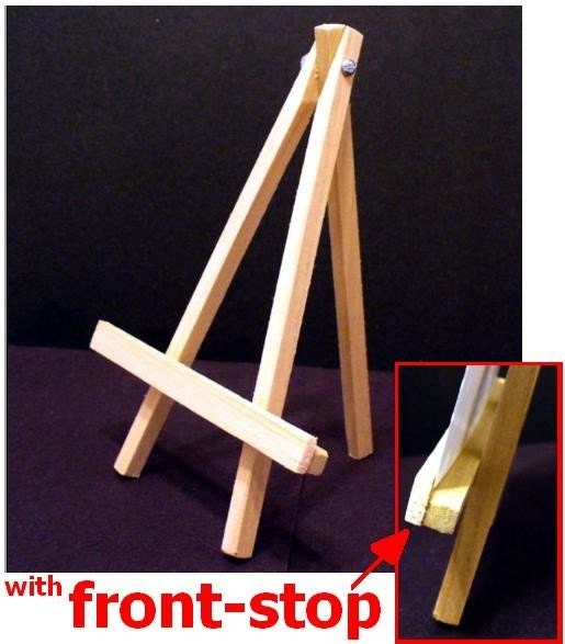 6 inch MINIATURE EASEL mini easels with front stop