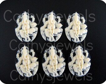 Unset Cameo Hindu God Ganesha (026a)