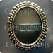 Jewelry Settings Set Of Three Antique Gold Bezels