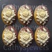 Fall Colors Rose Portrait Cameos Set Of Six 25x18
