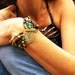 All the Stripes Two Hemp Vee Cuff RESERVED FOR MAJEAKANN