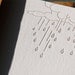 SALE - April showers, letterpress notecards, set of 6