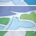 Emilio Pucci Pillowcase . signed . Julia Pattern . Purple Green Blue . Springmaid Wondercale
