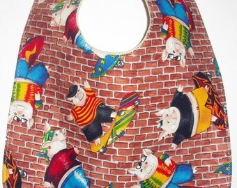 Skateboarding Pigs Baby Bib