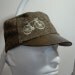 bicycle, olive herringbone rider cap