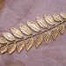 Very Long Stem of 19 Brass Leaves Stamping/Pliable on Etsy x1