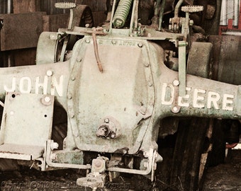 John Deere tractor photo, Tractor photography, Farm photography, Tractor, Rustic, Farmhouse chic, Farm wall art, 8x10, 11x14, 16x20