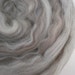 RESERVED for birdlady620 BFL wool top spinning roving natural brindled 8 oz.