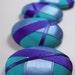 Extra Large Buttons - Atlantic Blue - set of 4 - ultramarine, baby blue and royal blue