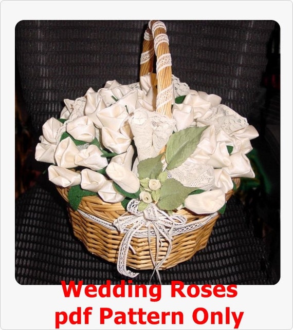 Wedding Roses for Rice Bird Seed or Candy PDF pattern only