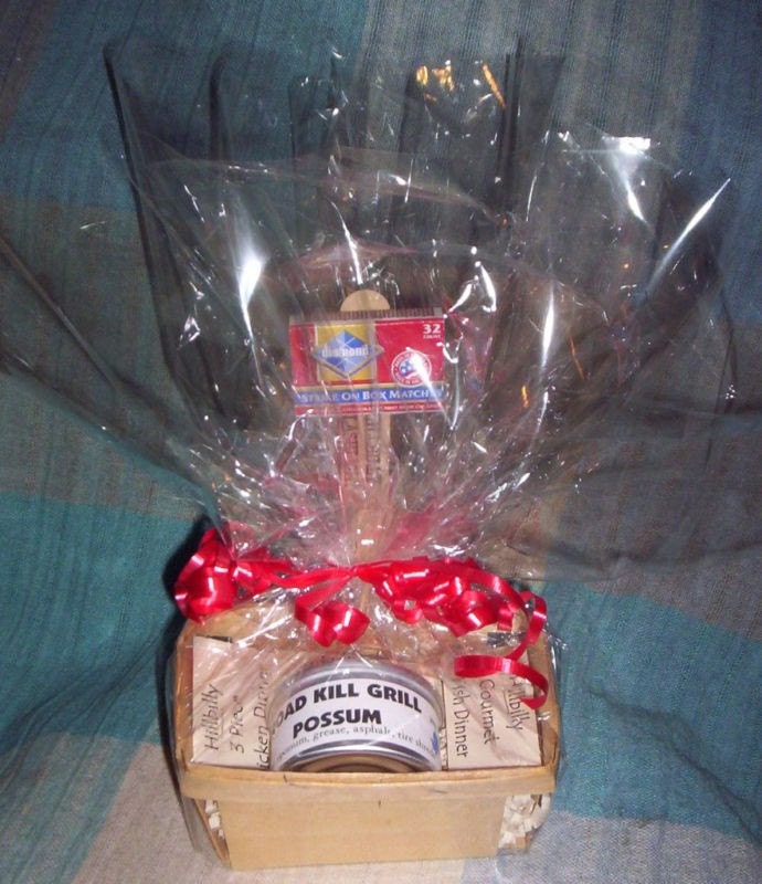 Redneck or Hillbilly Gift Basket Hilarious Fun Gag Gift