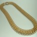 Vintage Monet Chain Necklace Wide Unique