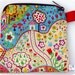 X Small 6.5 x 6.5 Wet bag / Reusable Snack Bag / Toys / Electronics / Alexander Henry Pink Willow Grove Fabric / SEALED SEAMS