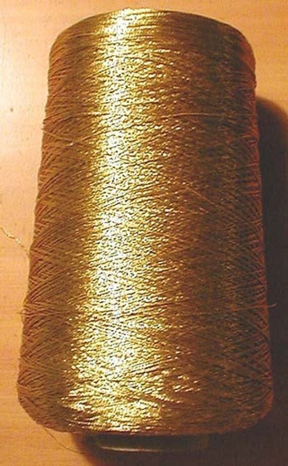 Gold Metallic Yarn 19 ozs