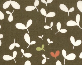Moda Chrysalis by Sanae Seed Pods Brown cotton Fabric by the yard 32425-13