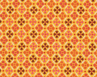 Denyse Schmidt Flea Market Fancy Legacy Collection Medallion Gold cotton Fabric by the yard