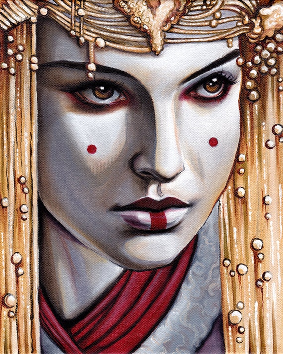 queen amidala painting
