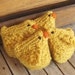 Waldorf Toy - Stuffed Animal - Chickens/ Miniature - All Natural Farm Toy
