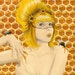 Queen Bee art print - 8x10 - honey girl Apiphilia by Heather Rose