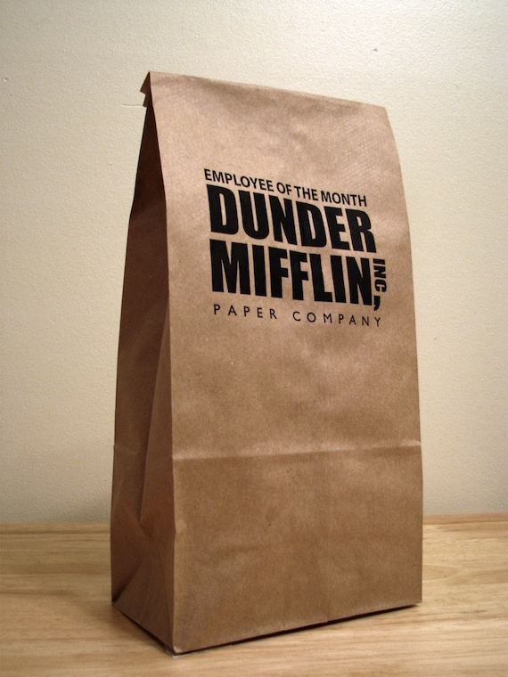 5 The Office TV Show Dunder Mifflin Lunch Bags