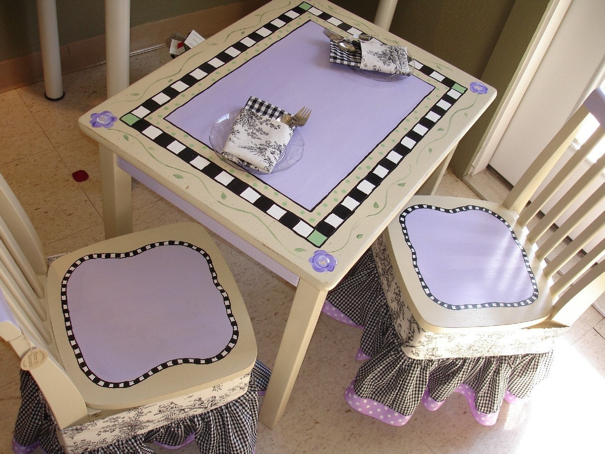 shabby chic kids handpainted table and chairs etsykids shabby chic kids handpainted table and chairs etsykids