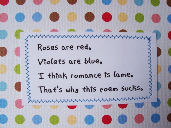 Clever Cards Roses are Red. Violets Are Blue. I Think by sewdandee