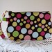 Wristlet Zipper Gadget Pouch Purse in Dots