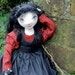 Dark Alice - An OOAK Gothic Lolita Art Doll Reserved for Phillipa Final Payment