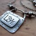 Sale Silver Love Necklace Jewelry Heart Pendant Handmade