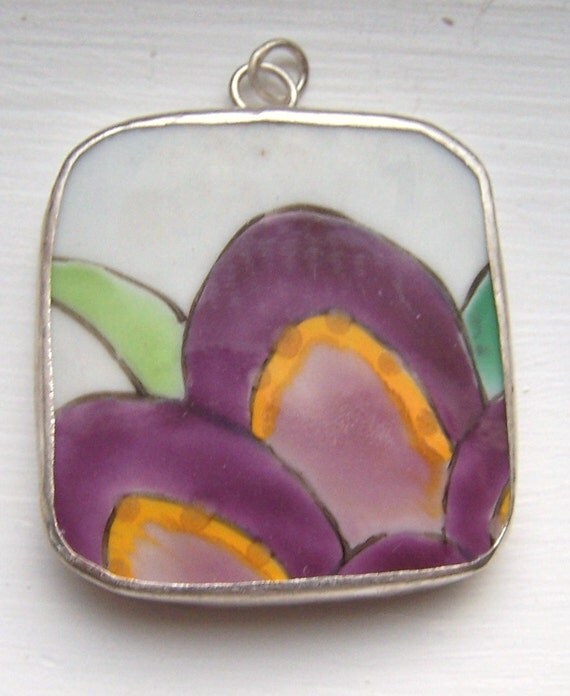 Ancient Ming Dynasty Pottery Shard Pendant by TheSupplyLoft