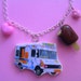 Ice Cream Truck Charm Necklace