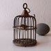Vintage Brass Bird Cage