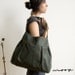The market bag in sage and gray
