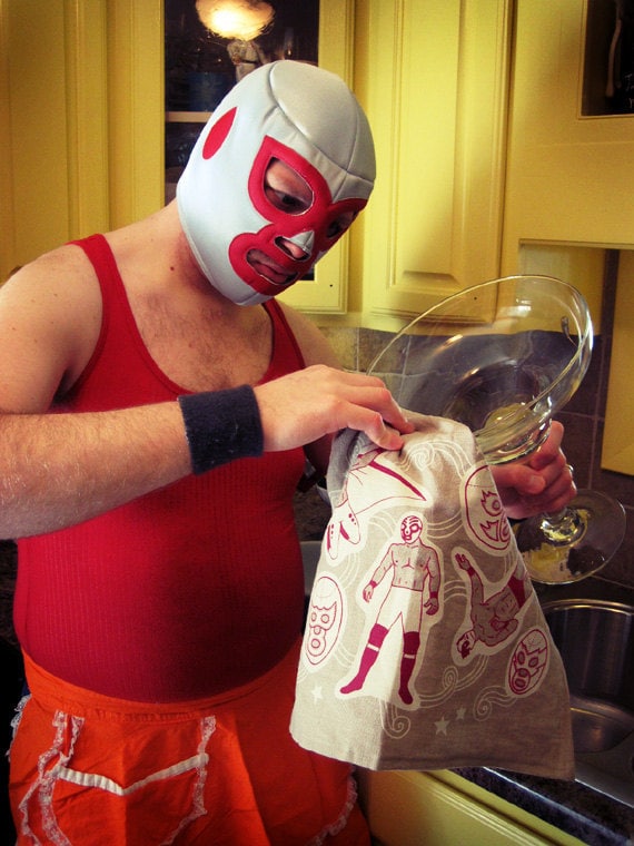 SALE - Lucha Linen Tea Towel