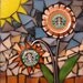 Summer Flowers. (Starbucks Recycled Cap Mosaic)