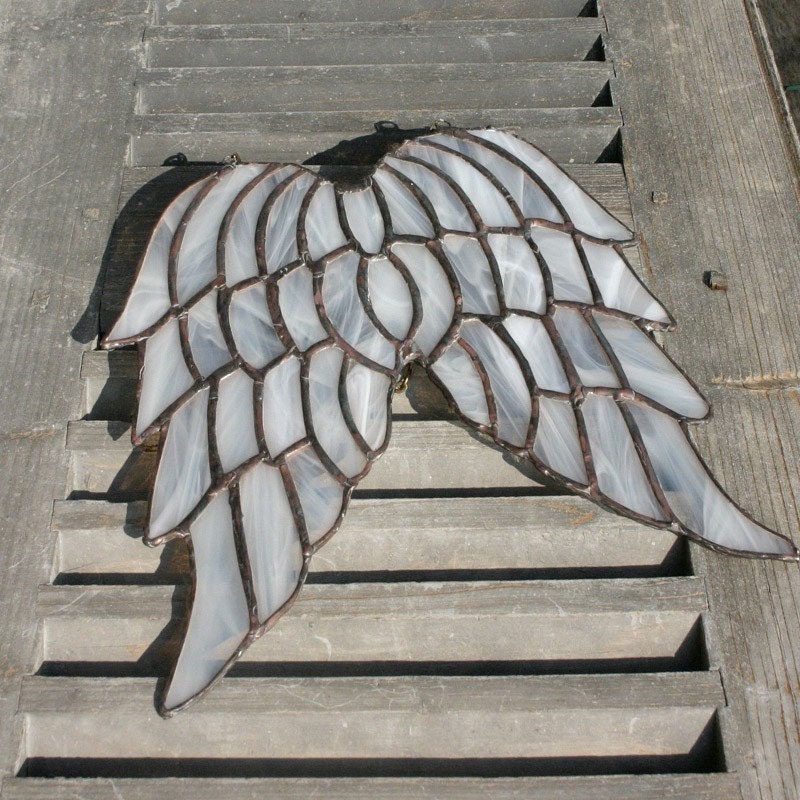 Stained Glass Angel Wings Hanging Angel Wings Glass Window