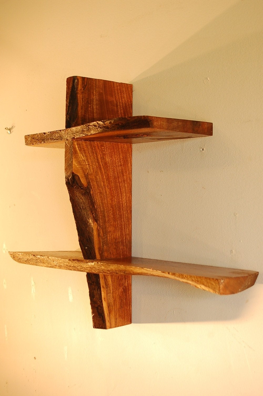 Walnut Live Edge Shelf No. 14