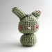 Sage Zombie Moon Bun - Undead Amigurumi Bunny Rabbit