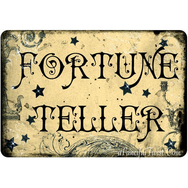 Fortune Teller 5 Postcard Set