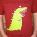 T-Rex and His Lucky Stuffed Bunny Tshirt