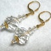 Pure Crystal Earrings in Gold