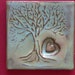 sweetheart tree handmade tile