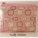 Zippered Change Purse-Pink Geometric