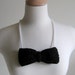 Broadway Liza Bow Tie Chic Crochet and Pearl Statement Necklace