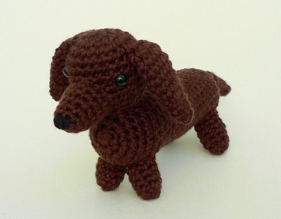 PDF AmiDogs Dachshund amigurumi dog CROCHET PATTERN