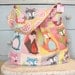 Large Fox Diaper Bag by PETUNIAS - hobo bag purse market tote laptop carry all gym sack baby gift nappy everyday modern casual ready to ship
