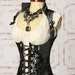 Waist 45-47 Black with Silver Medallion Vixen